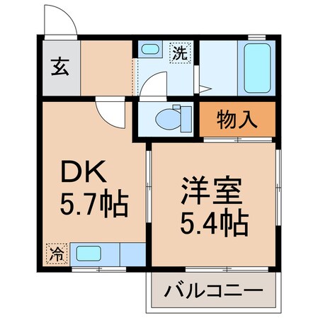 保土ケ谷駅 徒歩10分 2階の物件間取画像